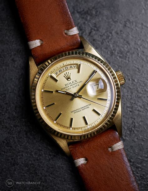 vintage rolex day date strap.